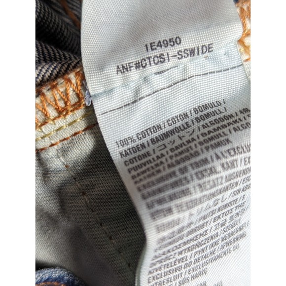 ABERCROMBIE & FITCH Distressed Destroyed Classic Straight Leg Jean 32 x 32 - Picture 9 of 10